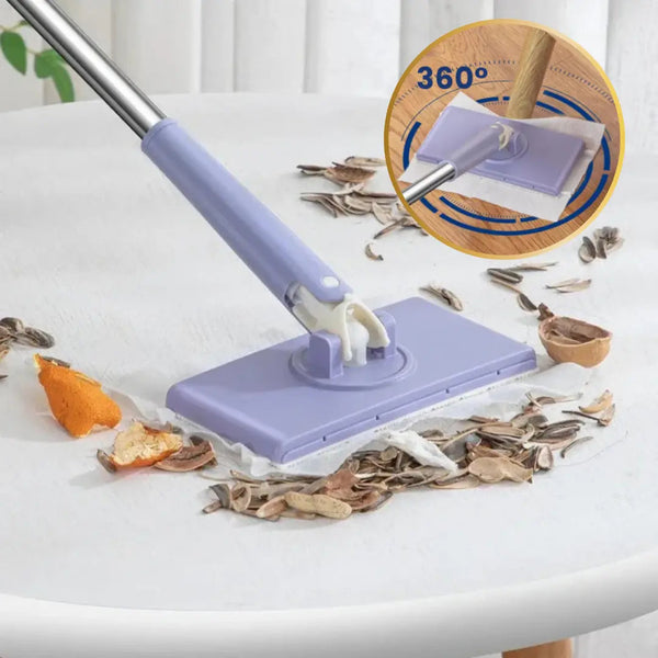 360° Mini Mop with Pressure Mechanism – Hands-Free Floor Cleaning Tool