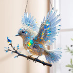 Crystal Bird Window Ornament – Sparkling Light Reflections for Your Home