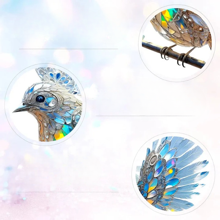 Crystal Bird Window Ornament – Sparkling Light Reflections for Your Home