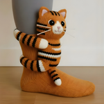 Unisex Soft and Cozy Animal-Patterned Winter House Socks
