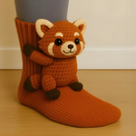 Unisex Soft and Cozy Animal-Patterned Winter House Socks