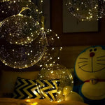 Set of 10 Warm White LED Balloons for Parties and Weddings
