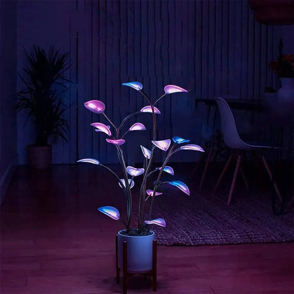 Programmable Ambient Light LED Plant for Indoor Spaces
