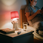 Humorous Battery-Powered Table Lamp with Dimmer | Wireless
