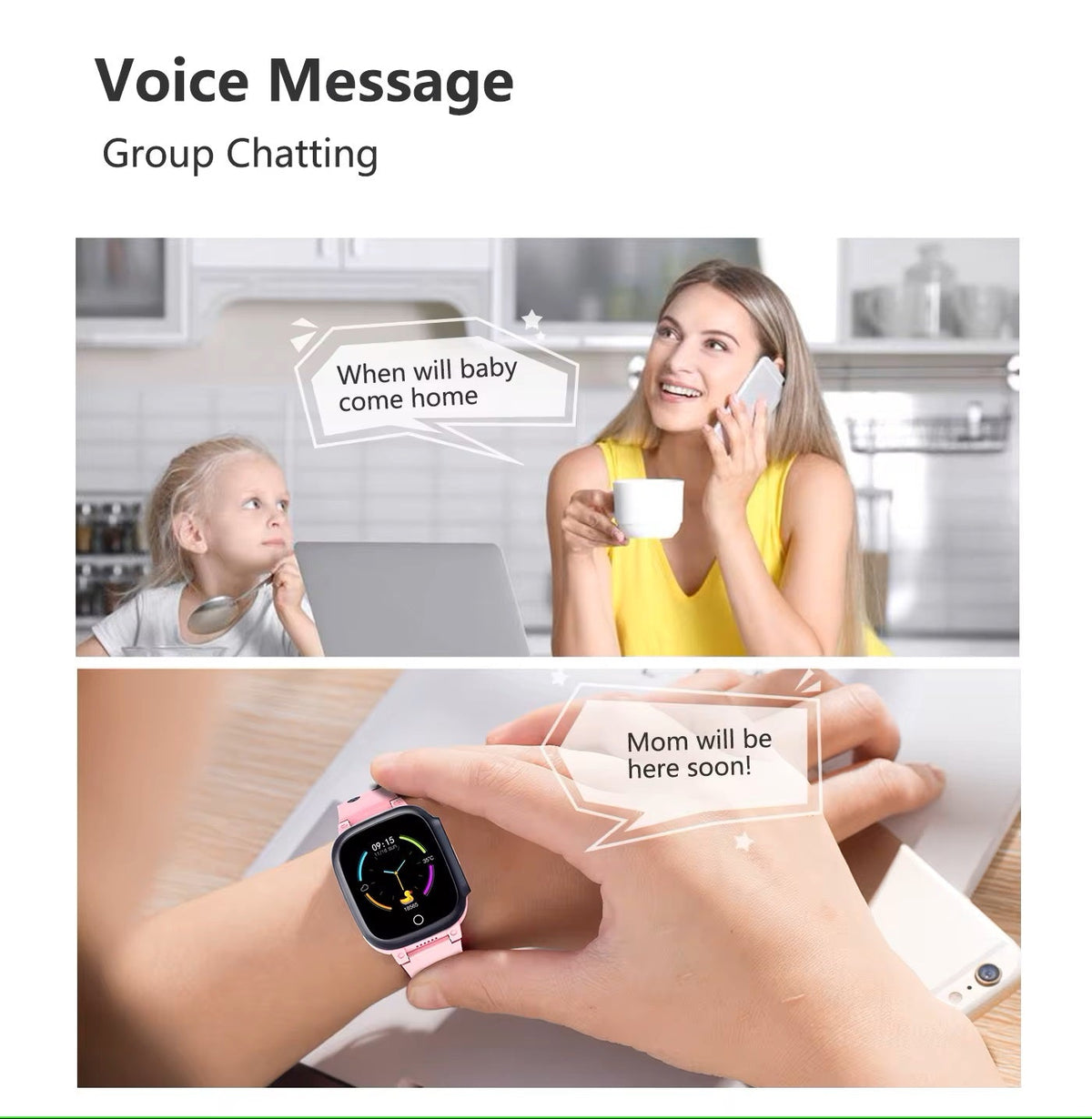Kids 4G GPS Smartwatch | Video Call, SOS, Wi-Fi Location