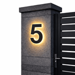 Customizable LED House Numbers for Contemporary Homes