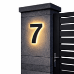Customizable LED House Numbers for Contemporary Homes
