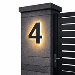Customizable LED House Numbers for Contemporary Homes