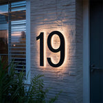 Customizable LED House Numbers for Contemporary Homes