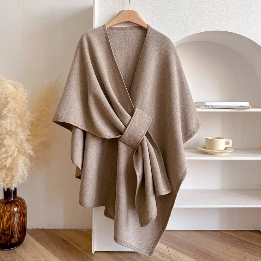 Luxurious Poncho-Scarf-Coat for All Seasons