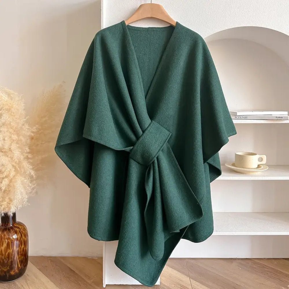 Luxurious Poncho-Scarf-Coat for All Seasons