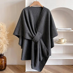 Luxurious Poncho-Scarf-Coat for All Seasons