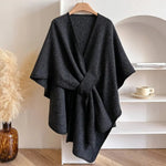Luxurious Poncho-Scarf-Coat for All Seasons