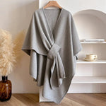 Luxurious Poncho-Scarf-Coat for All Seasons