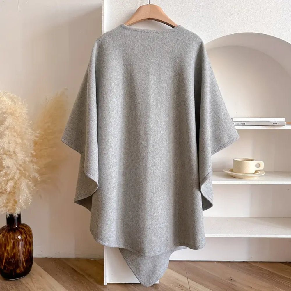 Luxurious Poncho-Scarf-Coat for All Seasons
