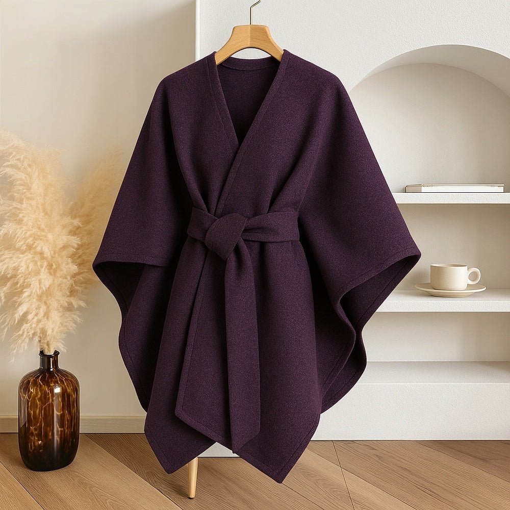 Luxurious Poncho-Scarf-Coat for All Seasons