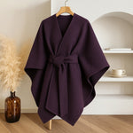 Luxurious Poncho-Scarf-Coat for All Seasons