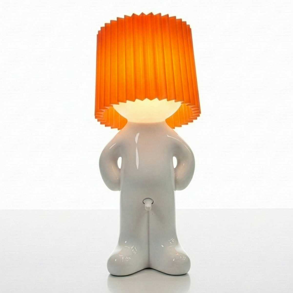 Humorous Battery-Powered Table Lamp with Dimmer | Wireless