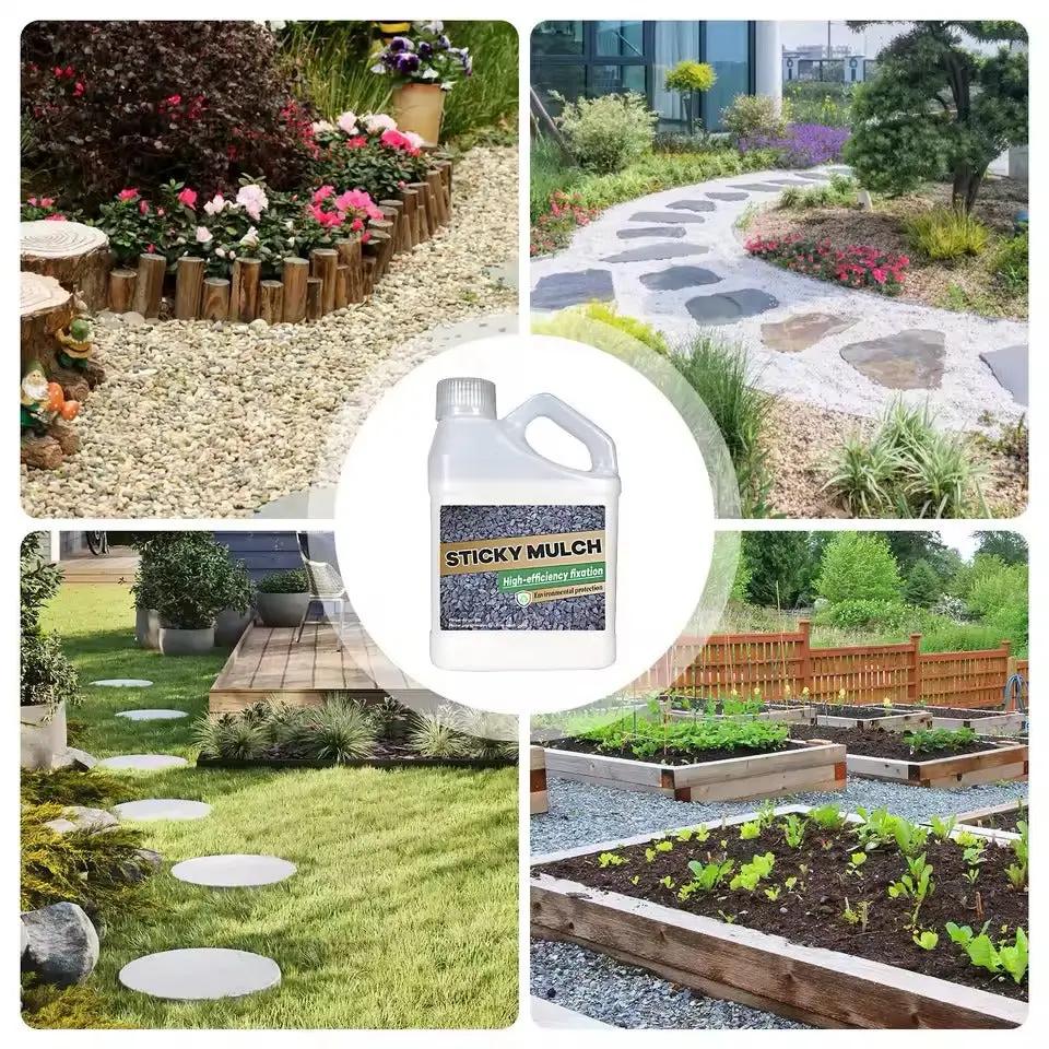 500 g Landscape Adhesive for Securing Mulch, Gravel & Sand – Rain-Resistant, Covers 8–12 m²