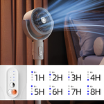 10W Quiet Stand Fan – Remote Control – 5 Speed Settings – Height Adjustable – Perfect for Office Use