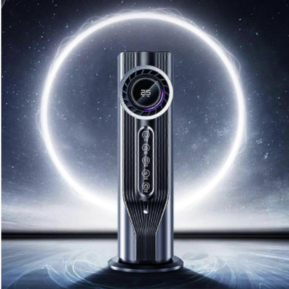 Quiet USB Tower Fan with 6 Speed Settings – 100ML Water Tank – Timer Feature – Perfect for Bedroom Use