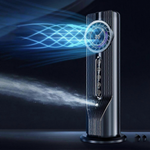Quiet USB Tower Fan with 6 Speed Settings – 100ML Water Tank – Timer Feature – Perfect for Bedroom Use