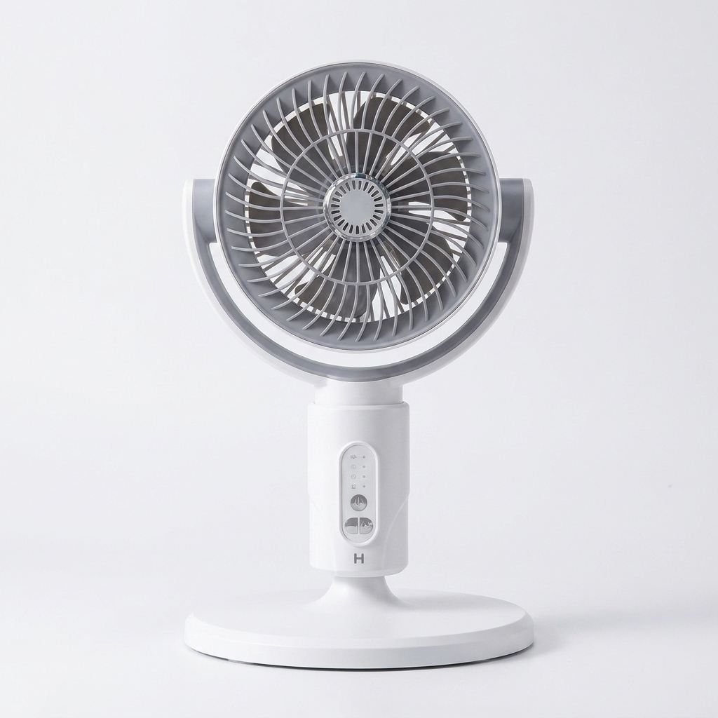10W Quiet Stand Fan – Remote Control – 5 Speed Settings – Height Adjustable – Perfect for Office Use