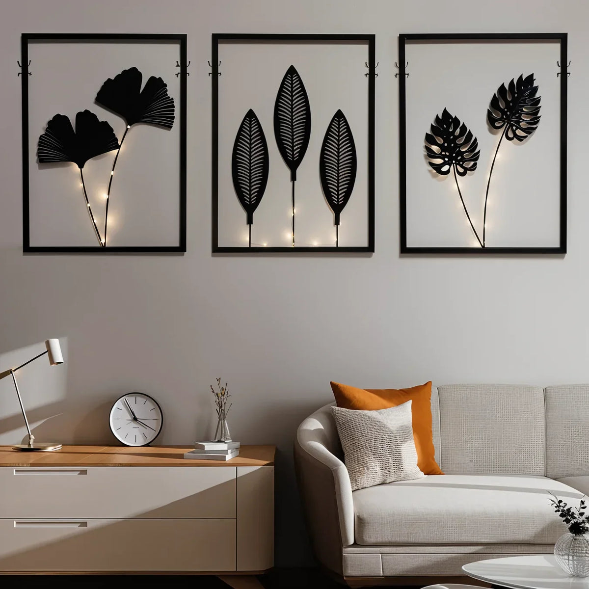 Color-Changing LED Frame Lamp for Indoor Use