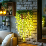 Warm White Glowing Flower Vine LED Garden Lamp