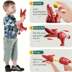 Dinosaur Shooting Game for Kids with Soft Foam Balls & Target