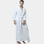 Men's Full-Length Thermal Winter Bathrobe for Relaxation