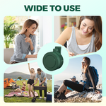 Mini Clip Fan – 3 Speed Settings, Quiet Operation, Rechargeable