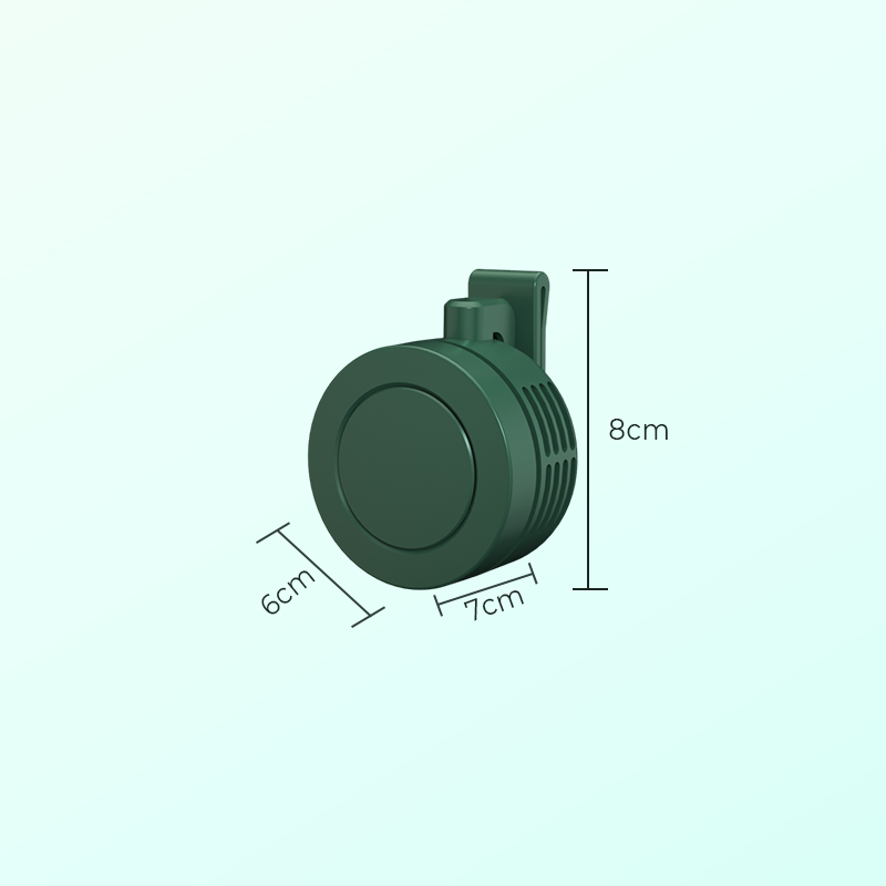 Mini Clip Fan – 3 Speed Settings, Quiet Operation, Rechargeable