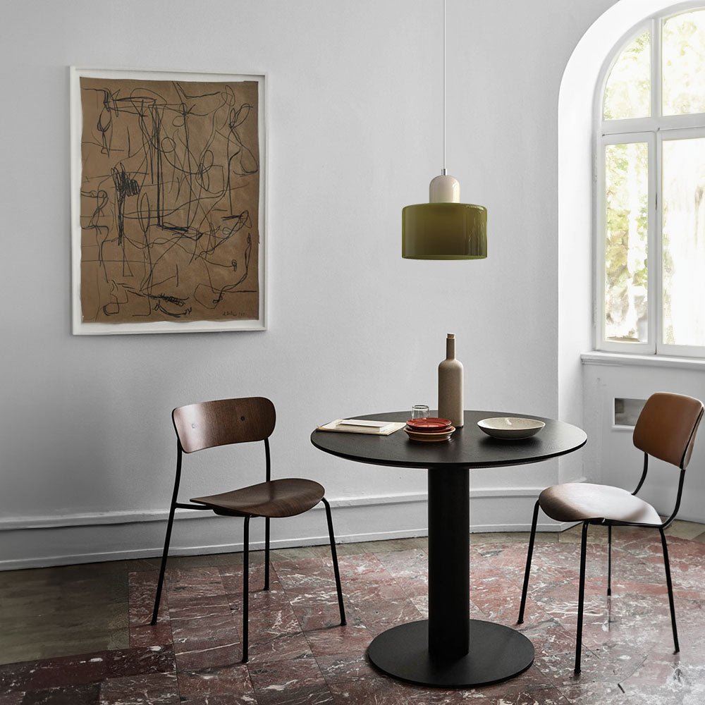 Bauhaus Style Pendant Light, Modern Design, Metal Finish, Ideal for Living Room