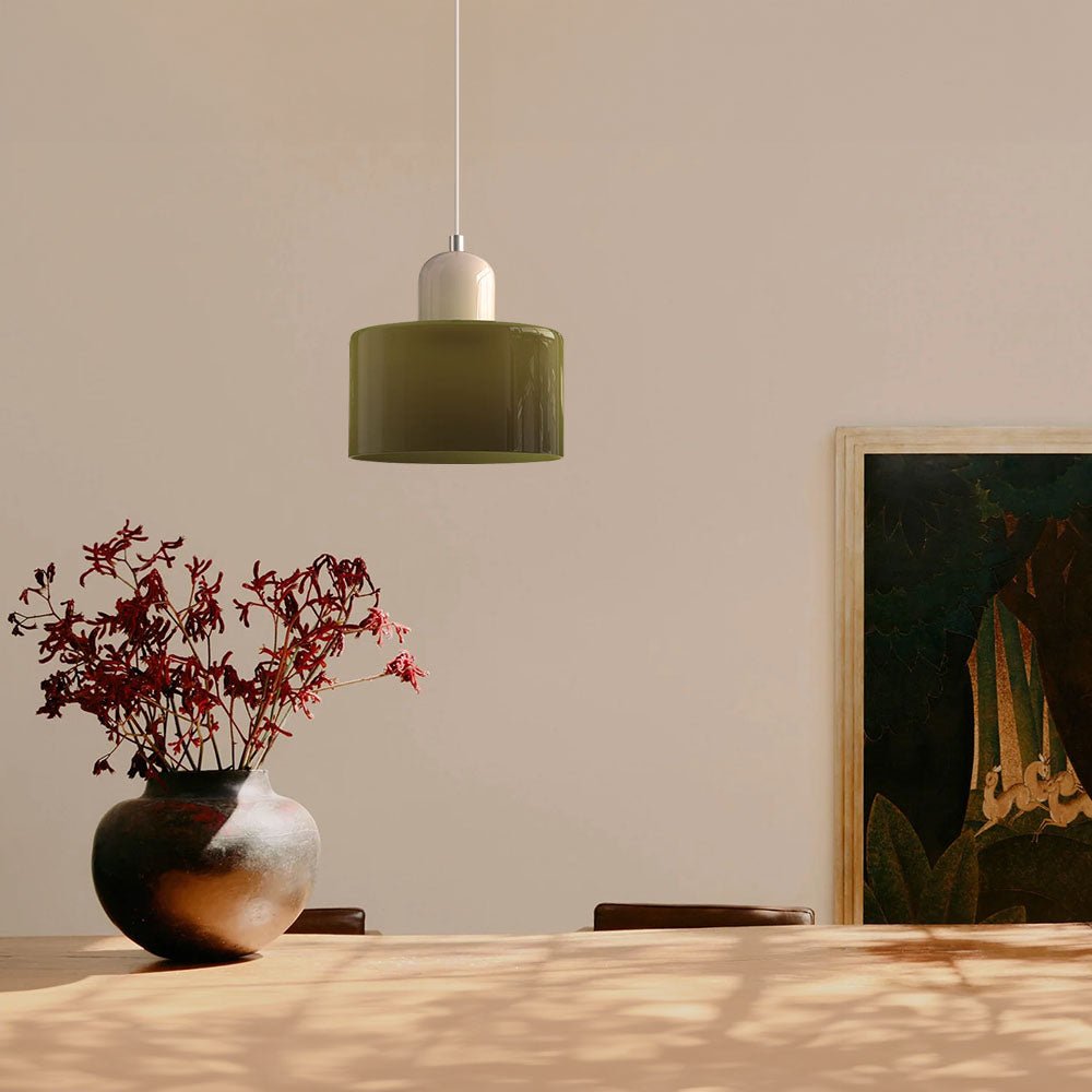 Bauhaus Style Pendant Light, Modern Design, Metal Finish, Ideal for Living Room