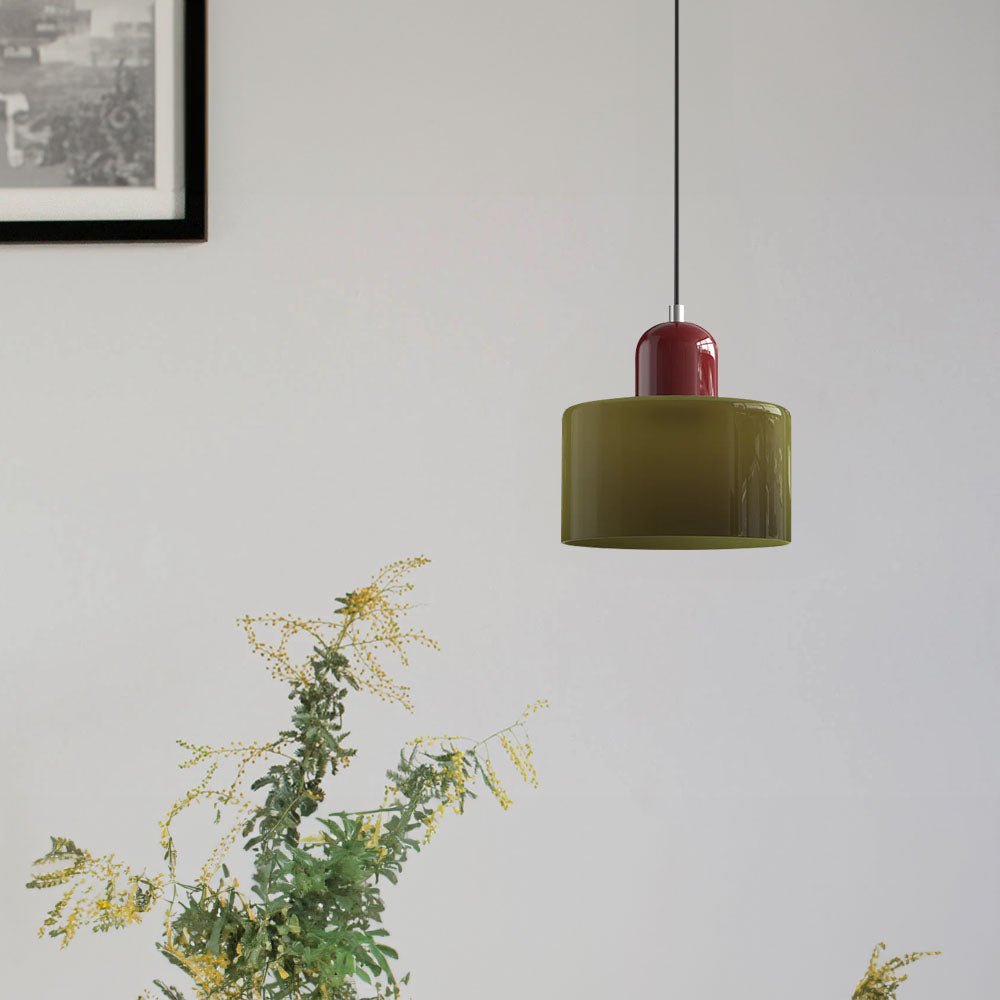 Bauhaus Style Pendant Light, Modern Design, Metal Finish, Ideal for Living Room