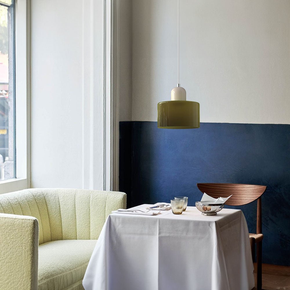 Bauhaus Style Pendant Light, Modern Design, Metal Finish, Ideal for Living Room