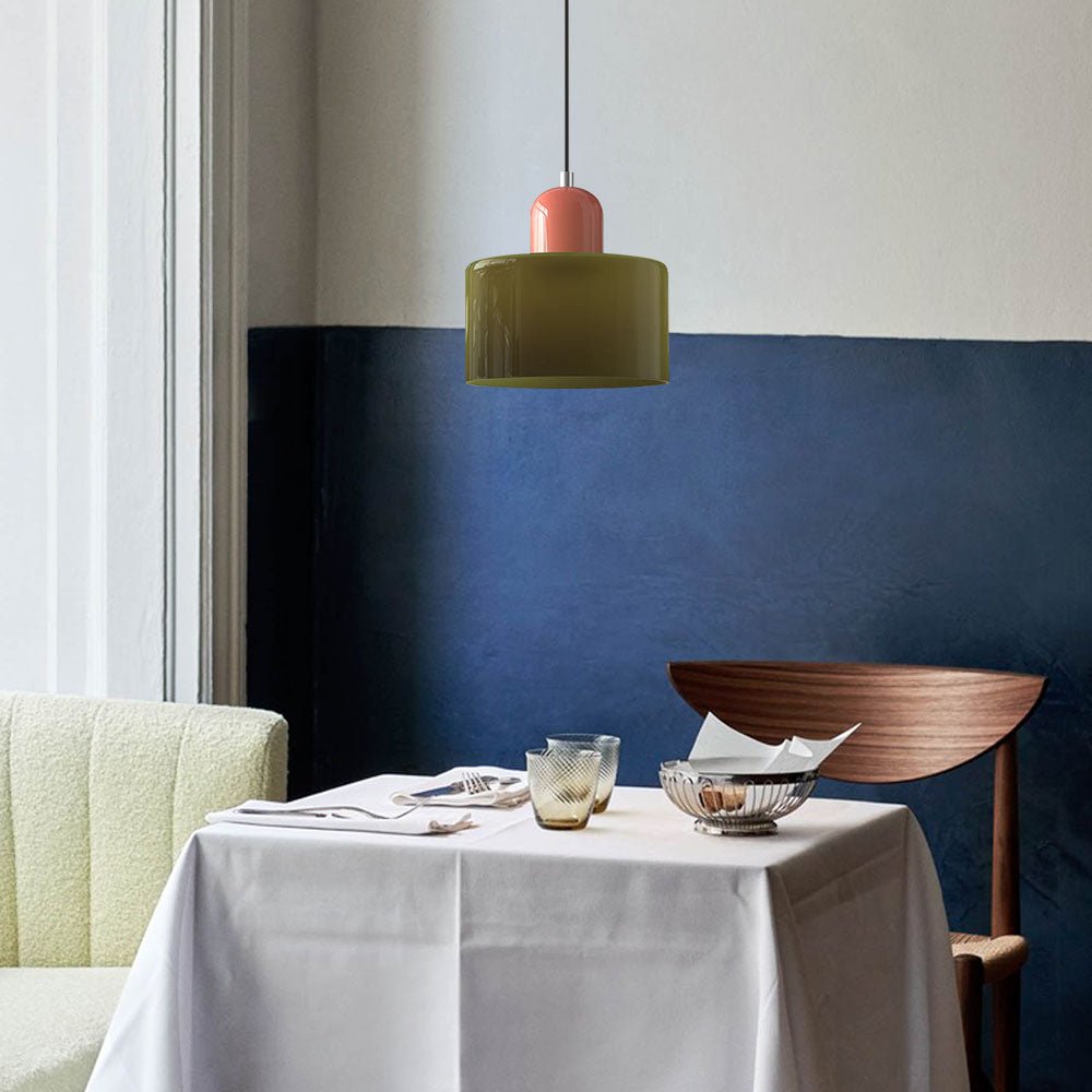 Bauhaus Style Pendant Light, Modern Design, Metal Finish, Ideal for Living Room
