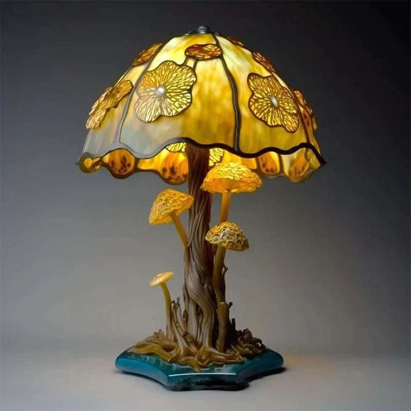 Mosaic Lamp for Soft Illumination and Decorative Ambiance
