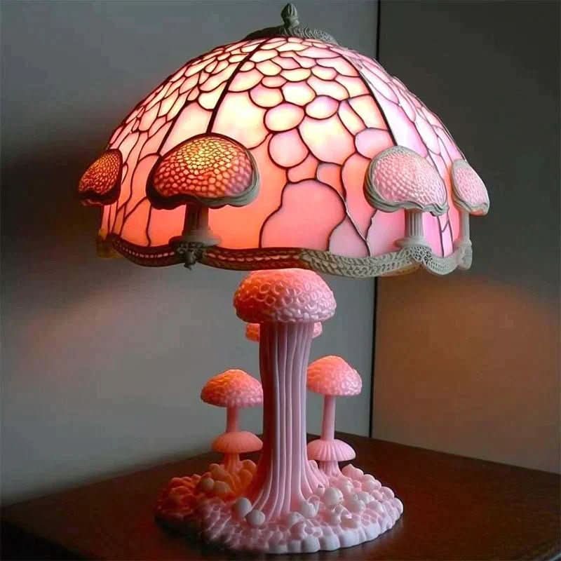 Mosaic Lamp for Soft Illumination and Decorative Ambiance
