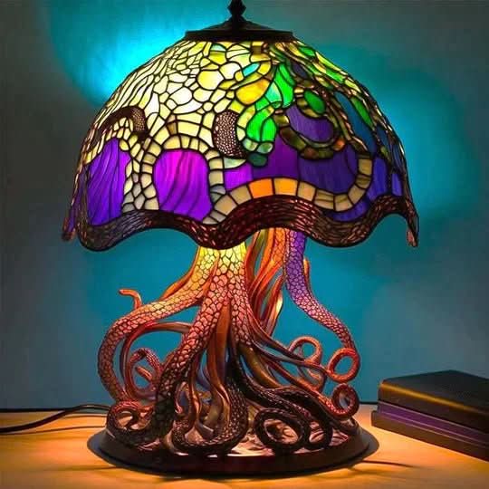 Mosaic Lamp for Soft Illumination and Decorative Ambiance