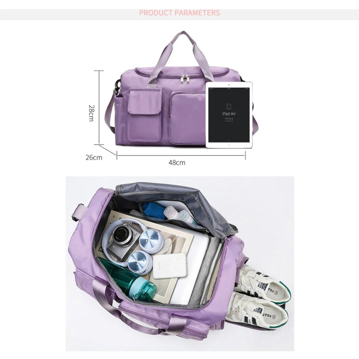 Travel Sport Duffle Bag | Multiple Compartments with Shoe Compartment