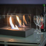 Portable Bioethanol Table Fireplace for a Stylish Flame Ambiance