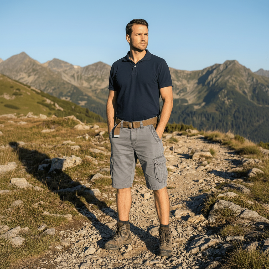 Comfortable Cargo Shorts with Multiple Pockets for Men