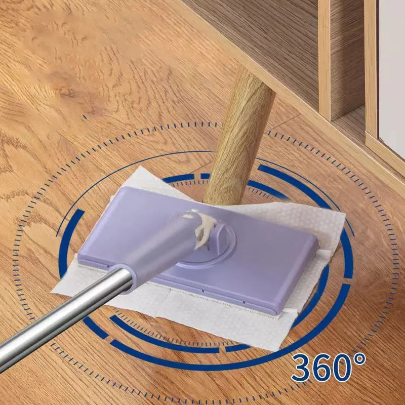360° Mini Mop with Pressure Mechanism – Hands-Free Floor Cleaning Tool