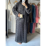 Women's Long Sleeve Winter Sleep Dress Nightgown