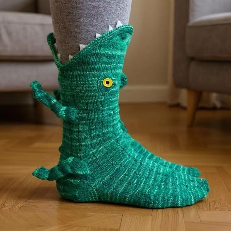 Unisex Soft and Cozy Animal-Patterned Winter House Socks