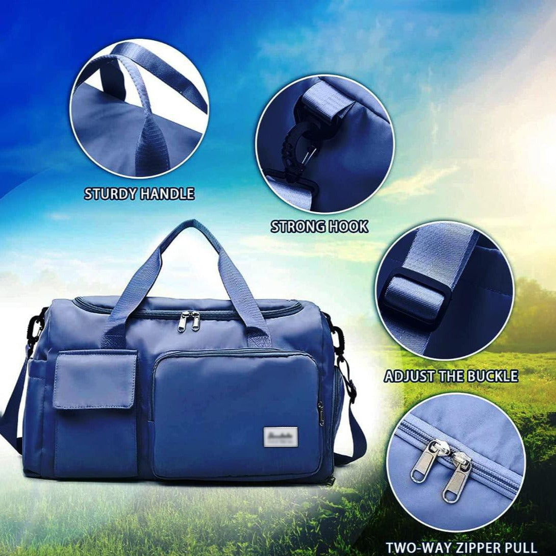 Travel Sport Duffle Bag | Multiple Compartments with Shoe Compartment