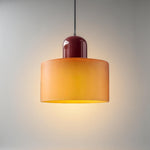 Modern Iron and Glass Pendant Ceiling Light