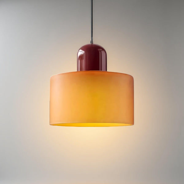 Modern Iron and Glass Pendant Ceiling Light